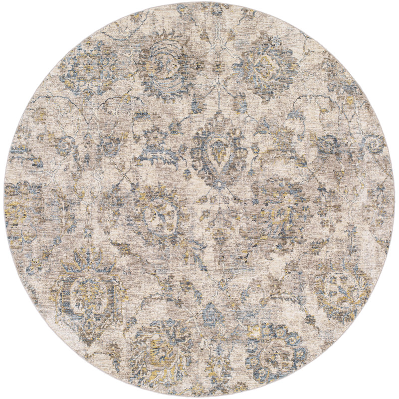 Oriental Indoor Rug, Round 7'10"