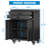 Metal Tool Garage Storage Cabinet With 2 Drawers And 2 Doors，with Wheels And Lock