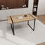 Ensemble de table de salle à manger 5 pièces en bois avec base en métal