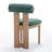 Abentego Solid Wood Fabric Dining Chair-1663143969-1675978390