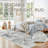 Modern Abstract Non Slip Washable Area Rug(Grey)-286205932