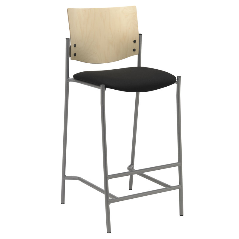 Evolve 25" Counter Stool, Coal, Natural