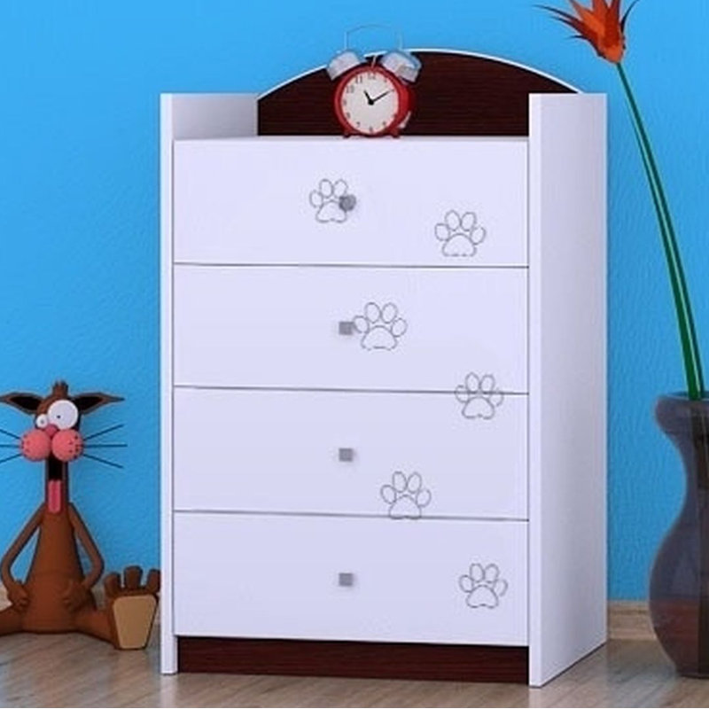 Nolte Kids 4 - Drawer Chest, Dark Brown
