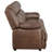 Worthington Dark Brown Padded Arm Sofa