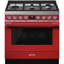 SMEG Portofino 36" 4.5 cu ft. Freestanding Gas Range-48855041