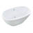 55" x 30" Freestanding Soaking Acrylic Bathtub