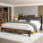Bed Frame With Power Outlets, Storage Bed Frame With Upholstered Headboard-1491747053