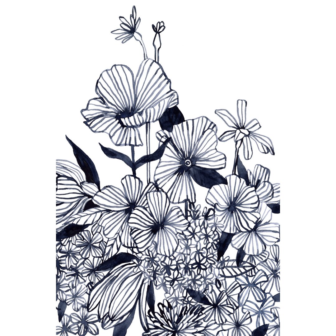 Leinwandbild Wildflower Tangle II von Emma Scarvey