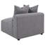 Chaise sans accoudoirs avec coussin décoratif Boneless Amherst