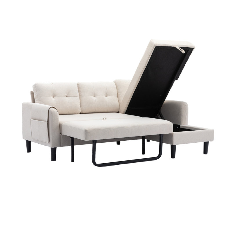 Canapé modulaire réversible Modern Canapé modulaire avec méridienne de rangement