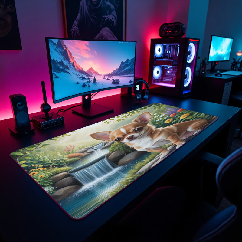 Polyester Desk Pad, 23.6x13.8