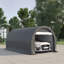 Outsunny 10' X 16' Carport, Heavy Duty Portable Garage Storage Tent With Large Zippered Door, Anti-UV PE Canopy Cover For Car, Truck, Boat, Motorcycle, Bike, Garden Tools, Outdoor Work-110874487