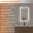 Swarm 24 in. W x 36 in. H Rectangular Frameless LED Wall Bathroom Vanity Mirror-1160854811