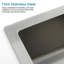 33"X19" Undermount Stainless Steel Kitchen Sink, Brushed, With A Construction And Easy Cleaning Sink Steel, Corrosion Spacious Single Bowl For Convenience