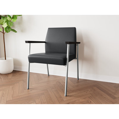 Lesro Mystic Waiting Reception Guest Chair Metal Frame