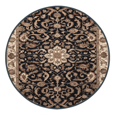 Machine Washable Persian Brown Area Rug