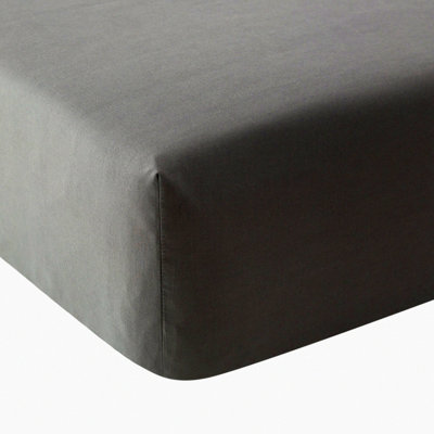 UltraSoft Deep Pocket Fitted Sheet - 1800 Brushed Microfiber - Wrinkle & Fade Resistant - Easy Care - Grey - Queen Size - LuxeComfort