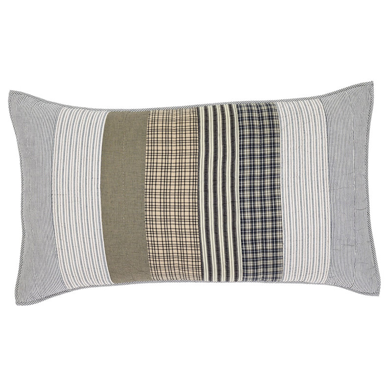 Ashmont Cotton Blend Patchwork Sham, Luxury