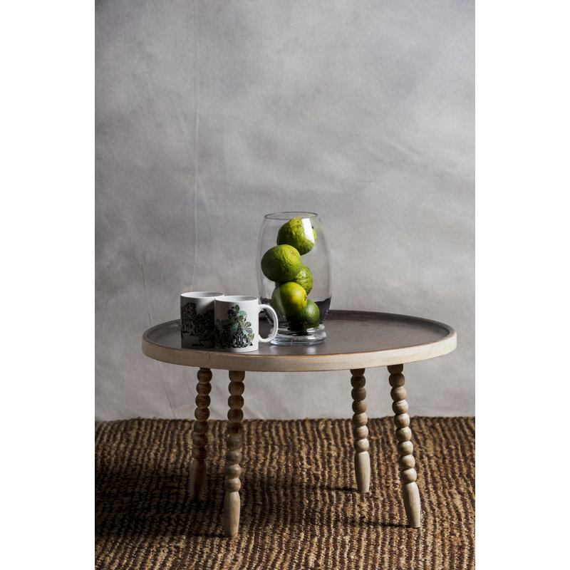 Kehlen Solid Wood Four Leg Coffee Table, 35cm H x 60cm W x 60cm D