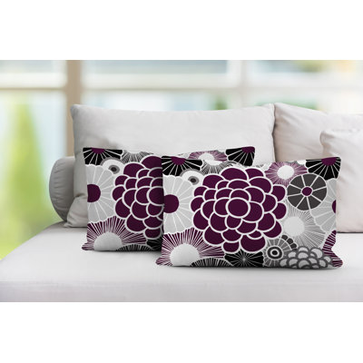 Coussin lombaire floral intérieur / extérieur