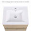 Meuble-lavabo mural en mélamine de 61 cm (24 po), aspect bois naturel, résistant à l'usure et aux égratignures, surface non poreuse et facile à nettoyer.-1823346538-1823346550