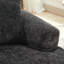 Causeuse incurvée, petit canapé en chenille avec 3 coussins, canapé profond pour appartement, salon, aucun assemblage requis-1511817542-1511817563