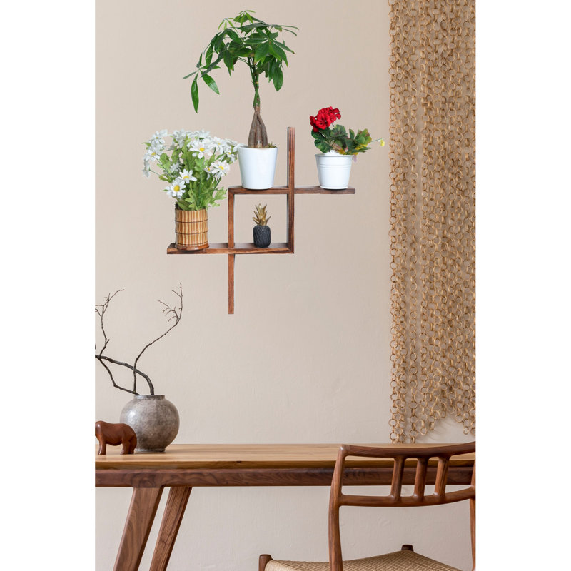 Tablette décorative 2 pièces Culligan, Noyer