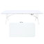 Table pliante, table en plastique portative pour le camping, pique-niques, fêtes, table pliable à charge élevée-261815412-261815403