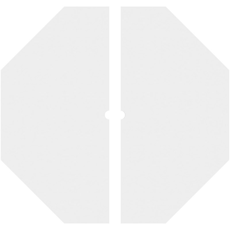 Médaillon de plafond contemporain en PVC Westin, H 24 po x l 24 po x P 1 po