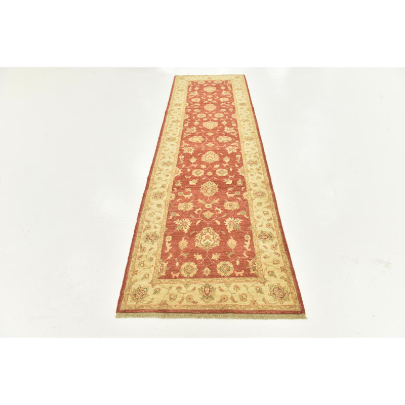 Tapis de couloir rouge rouille Olson