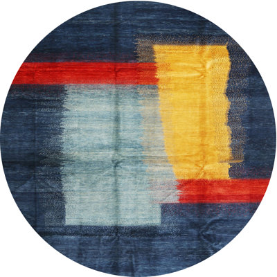 Tapis bleu / jaune / rouge Adalen