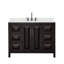 Ensemble de meuble-lavabo simple 48 po avec plateau en quartz Daria-100481840-100481843-100501652