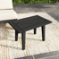 Polett Rectangular 19.6'' W Solid Wood Outdoor Side Table 
