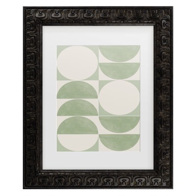 Bolog The Miuus Studio Mid Century Modern 01 Matted Framed Art