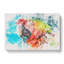 Rainbow Macaw Parrot Watercolour - Wrapped Canvas-56662211