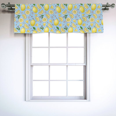 Sateen Ruffled Window Valance