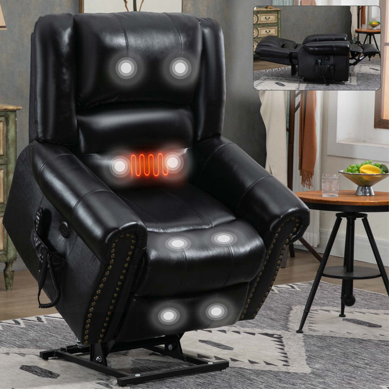 Fauteuil inclinable, Noir