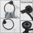 14 Pcs Black Bathroom Hardware Set Stainless Steel Towel Bar Towel Racks Hooks