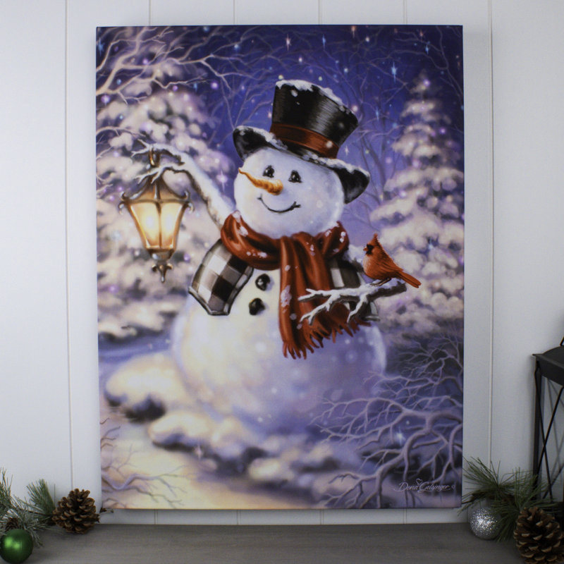 «Winter Magic», art mural entièrement éclairé à DEL 18 x 24
