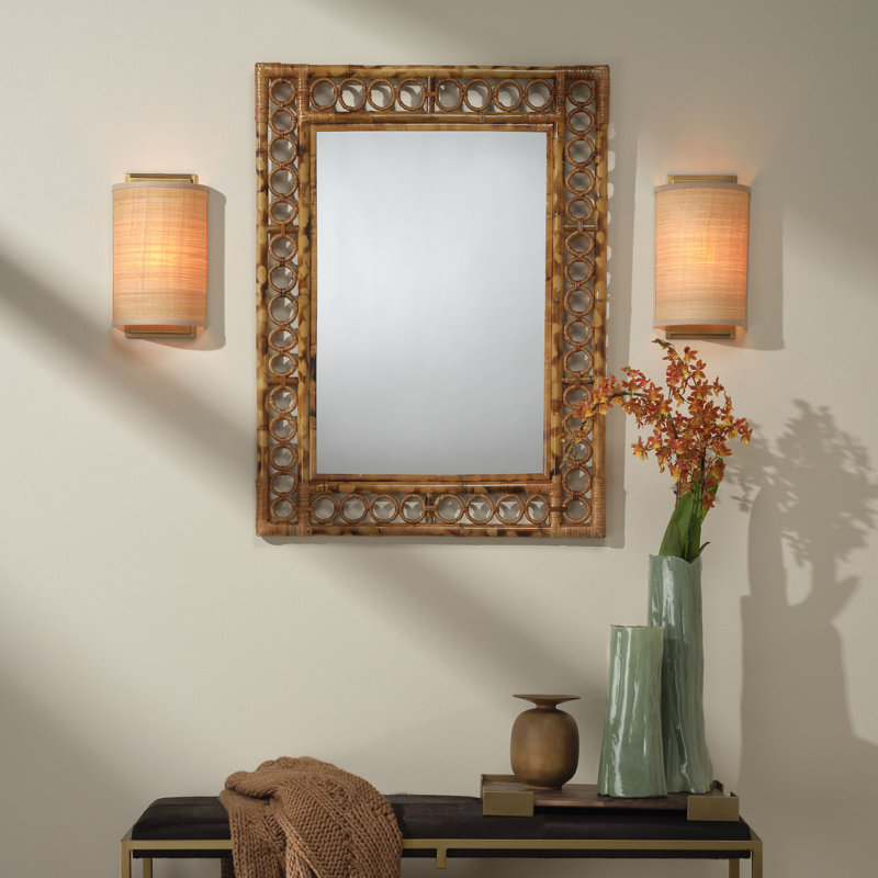 Marche Mirror in Natural Bamboo