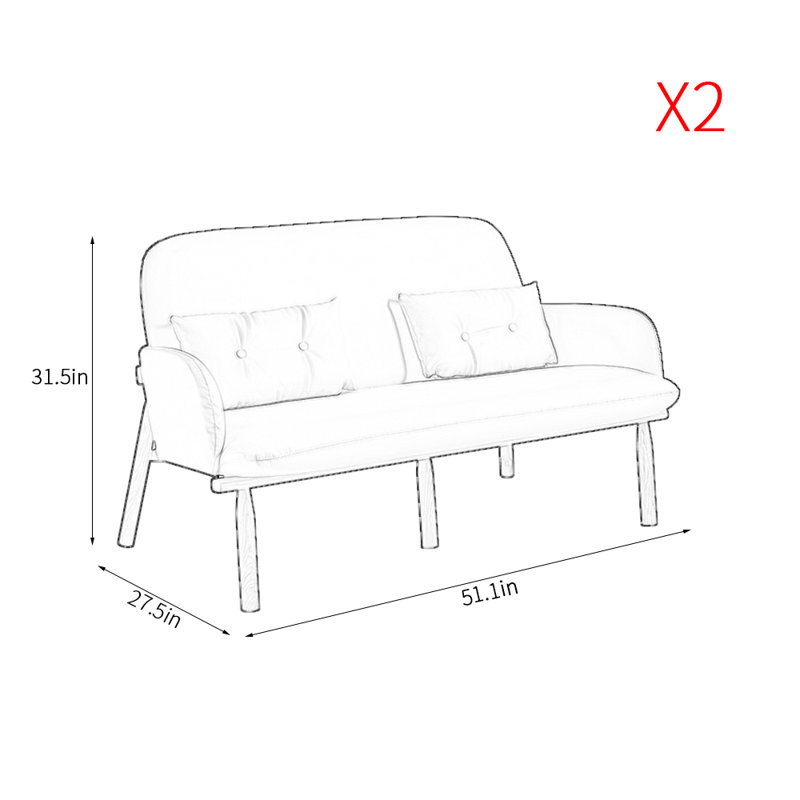 Banc de rangement Simple Light Luxury, Vert clair