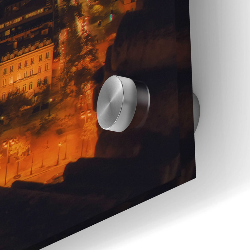 «Epic Art» «From Arc De Triomphe» par Sebastien Lory, art mural en verre acrylique, 48 po x 24 po, H 24 po x l 48 po