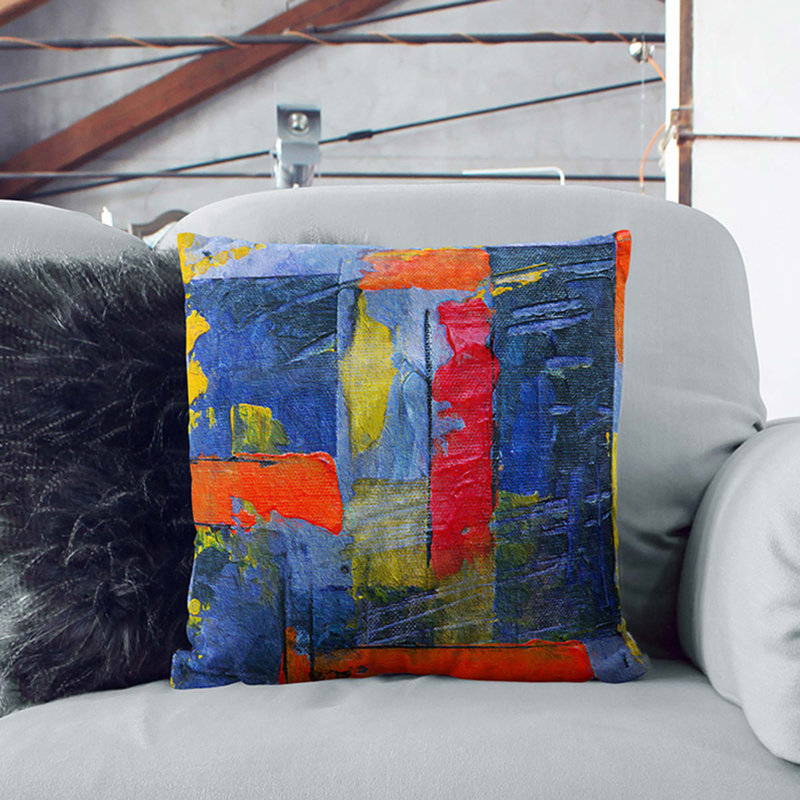 Square Throw Cushion, 40 x 40 cm, Black