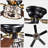 52" Black Modern Crystal Flush Mount Ceiling Fan with Light and Remote Control, 6-Speed DC Motor Light Fixture for Living Room, Bedroom