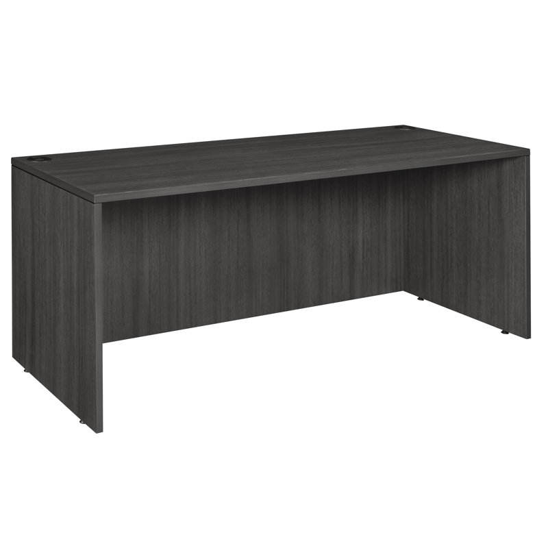 Regency Legacy Desk Shell, 29" H x 71" W x 24" D, Ash Gray
