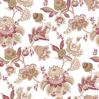 Blooming Garden Collection Jacobean Garden Wallpaper Roll