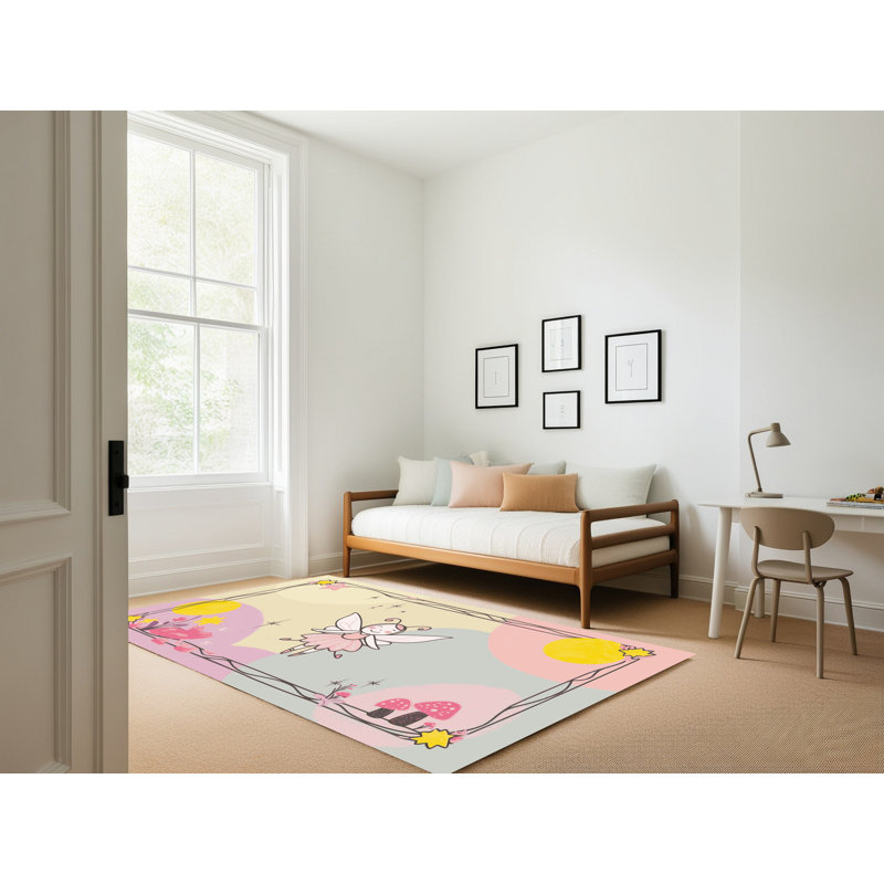 Tapis fantaisie East Urban Home, Rectangle 4pi x 6 pi