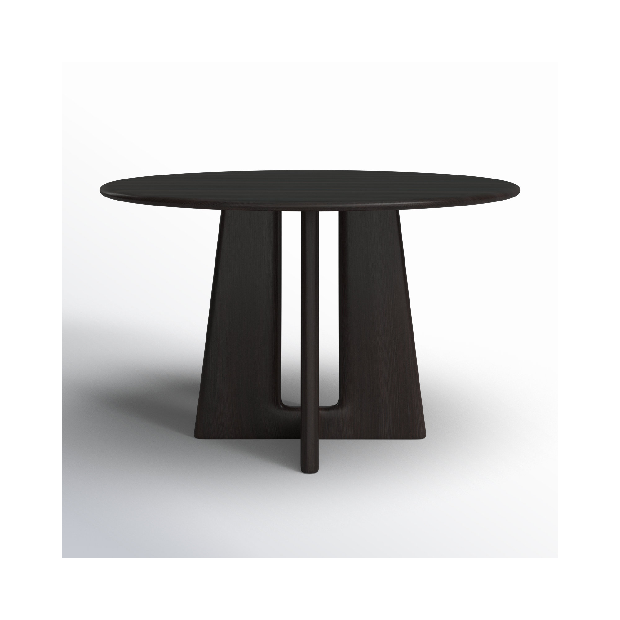 Kava 48'' Round Dining Table, Caviar