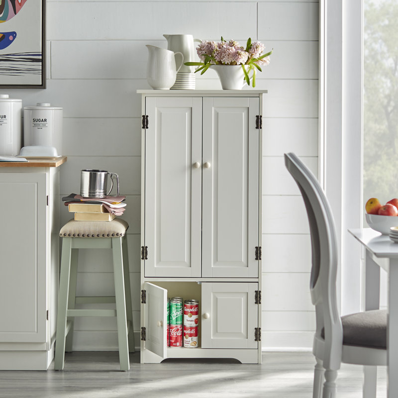 Harsens Kitchen Pantry, White
