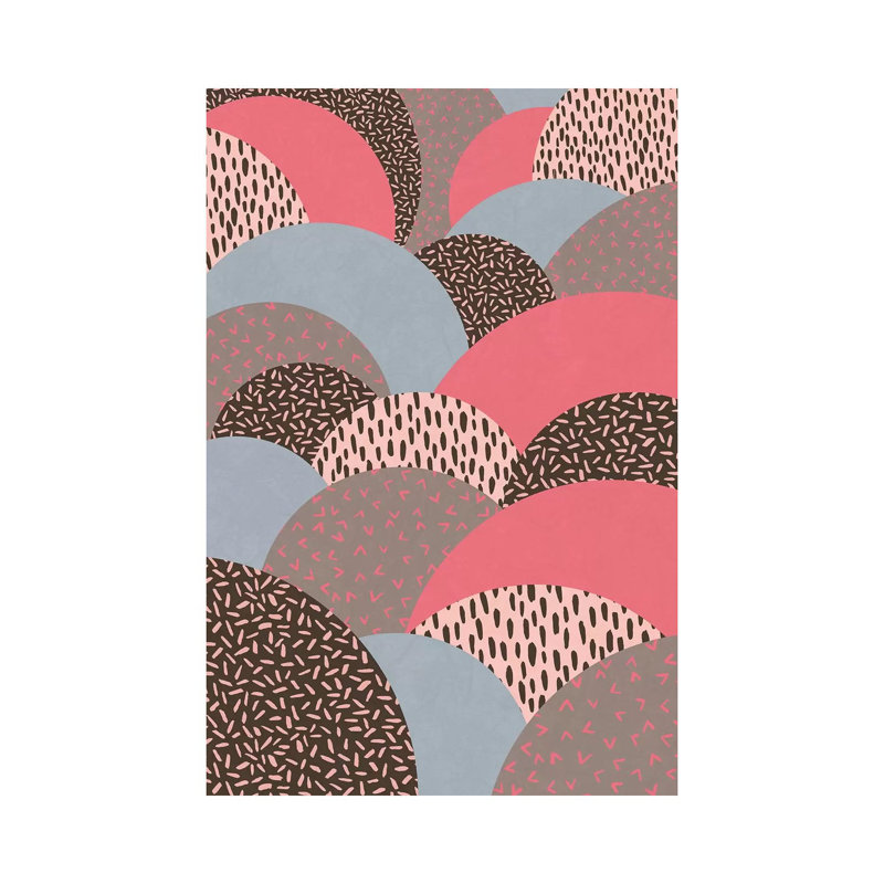 Abstract Autumn Hills Pattern, 30.48 cm H x 45.72 cm W